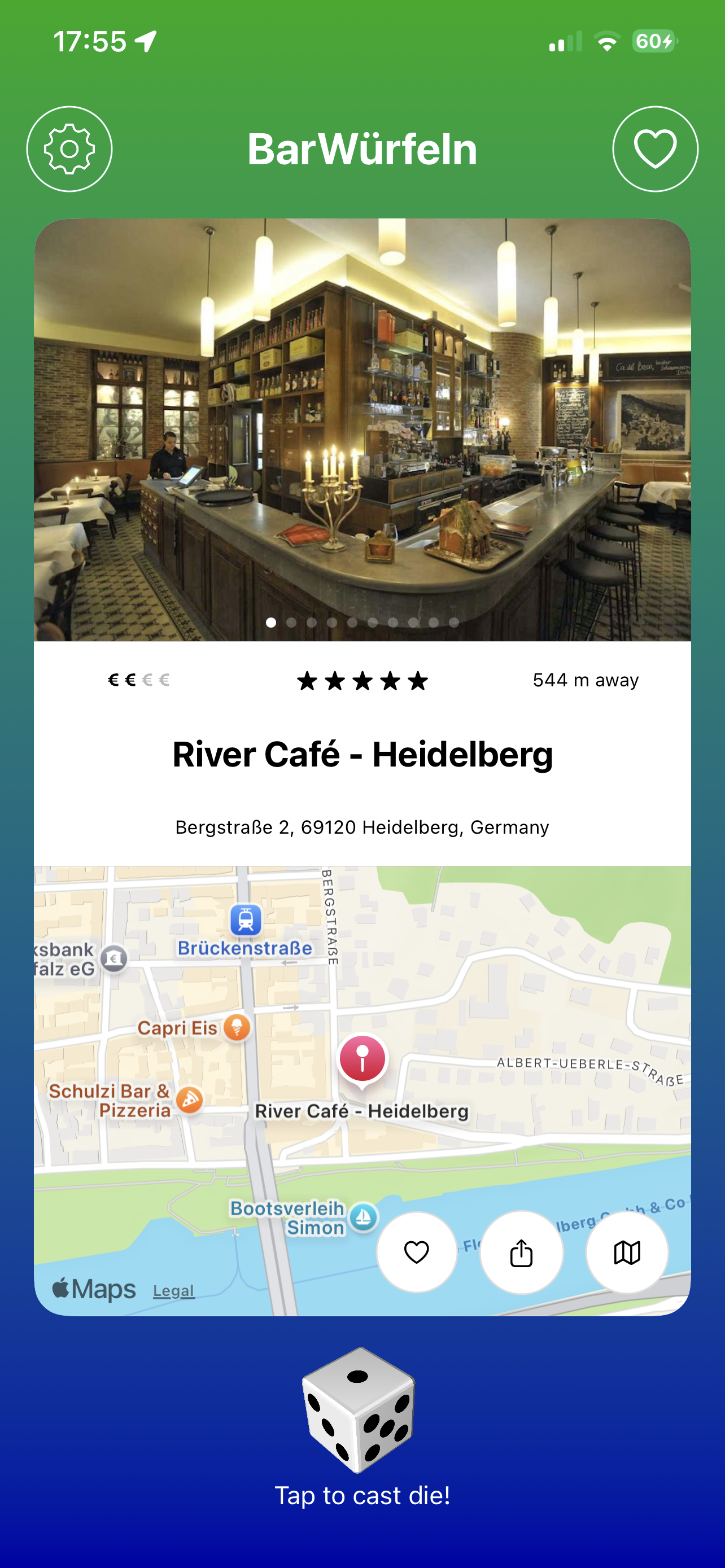 Ergebnis in einer anderen Stadt